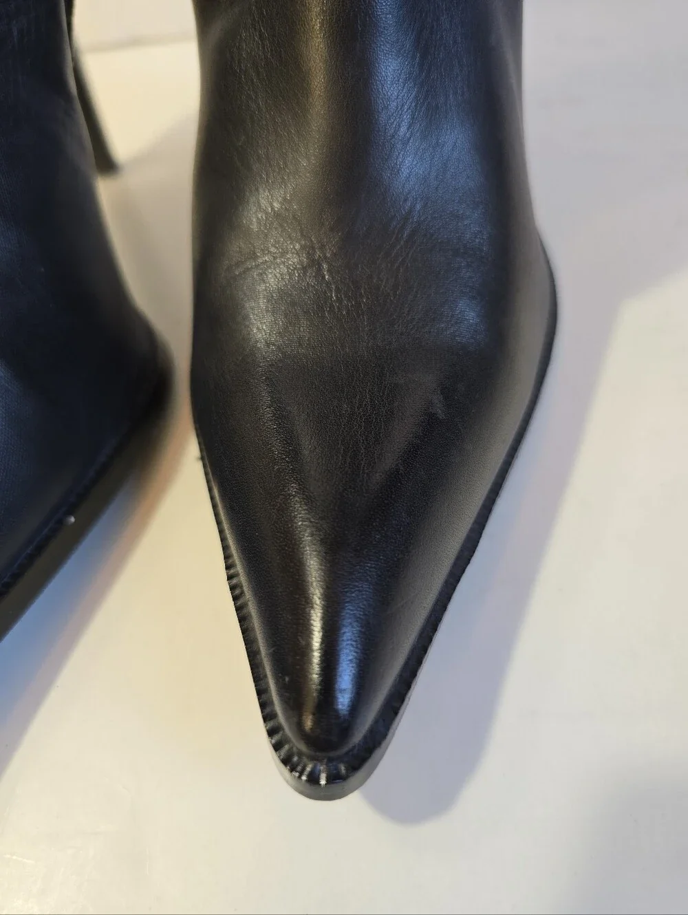 Harley Davidson Janelle Womens Black Knee-High Buckle Stiletto Boots Size 8.5 - Picture 6 of 15